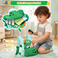 3 in 1 Toddler Harness Leash + 8.2Ft anti Lost Wrist Link, Cute Dinosaur Kids Safety Harness Tether with Key Lock, Child Protective Leashes While Walking for Outdoor Activity Keep Kids Close