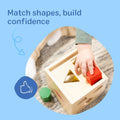 Shape Sorting Cube Wooden Classic Educational Toy