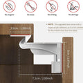 Safety Cabinet Locks, Baby Proofing Cabinet Latch Locks with Strong Adhesive, Universal for Most Cabinets and Drawers, Easy to Install (12-Pack)