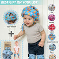 Baby Helmet for Crawling, No Bumps and Soft Cushion Infant Baby Safety Headguard I Toddler Helmets 1-2 Years Old, 6-12 Months (Shark)