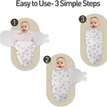 Swaddles for Newborns 0-3 Months, Adjustable & Easy Fastener