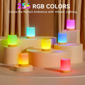 Kids Night Light, Rechargeable LED Bedside Lamp with Touch Control