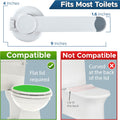 Toilet Locks Baby Proof (2-Pack) Ideal Baby Proof Toilet Lid Lock with Arm – No Tools Needed Easy Installation with 3M Adhesive – Top Safety Toilet Seat Lock – Fits Most Toilets, White