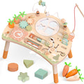 Wooden Activity Table for Toddlers, 9 in 1 Montessori Toy