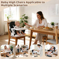 High Chairs for Babies and Toddlers, Portable Baby High Chair Adjustable