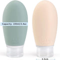 Silicone Travel Bottles 4 Pack 100Ml for Toiletries Leak Proof