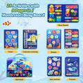 Toddler Busy Board - Montessori Toys for Toddler Boy Girl Birthday Gift, Educational Learning Sensory Busy Book for Toddlers Boys, Toddlers Activities Travel Toys for Airplane Car
