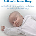 Options+ Slow Flow Preemie and Newborn Anti-Colic Bottle Set with 4Oz Bottles and Happypaci