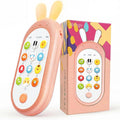 1 Year Old Girl Toys,  Baby Pretend Phone Baby Toys 6 to 12 Months with Soft Colour Changing Light, Various Musics Sounds, Interactive Sensory Toys Birthday Gift for Infant Baby Girls 6 Months+