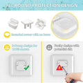 Baby Proofing Outlet Covers (60 Pack) Electric Outlet Plug Covers for Child Safety, Baby Socket Cover Protector Cap to Prevent Child from Power Shock Hazard