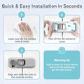 2 Pack Fridge Lock, Freezer Latch Locks Child Safety, 3M Adhesive Hold
