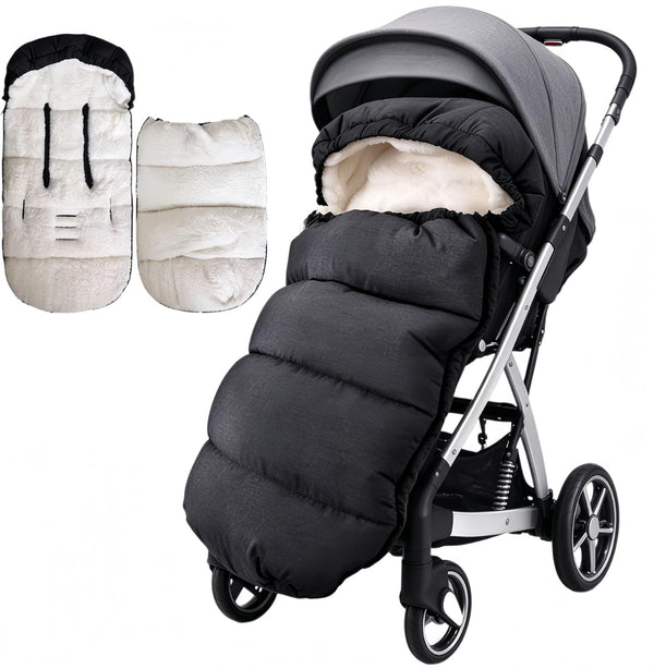 Waterproof &Thicken Universal Stroller Blanket for Babies,Toddler'S Stroller Sleeping Bag & Footmuff & Bunting & Cover for Autumn Winter