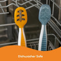 Pre-Spoon Gootensils Self Feeding Baby Spoons 2 Pack, Blue/Orange