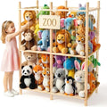 30" Extra Wide Large Stuffed Animal Storage Toy Display Organizer
