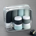 Travel Bottles for Toiletries 8 Pack, Tsa Approved Travel Size Toiletries Containers with Clear Bag, Leak Proof Silicone Squeezable Traveler Essentials Creams Jars