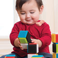Press & Stay Sensory Blocks, Developmental Activity Blocks, 24-Piece Multicolor Stacking Toy Set for Babies & Toddlers 12 Months+