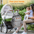 Baby Diaper Bag, Backpack with Changing Table, Insulated Pacifier Case, Multifunctional Waterproof Travel Diaper Bag