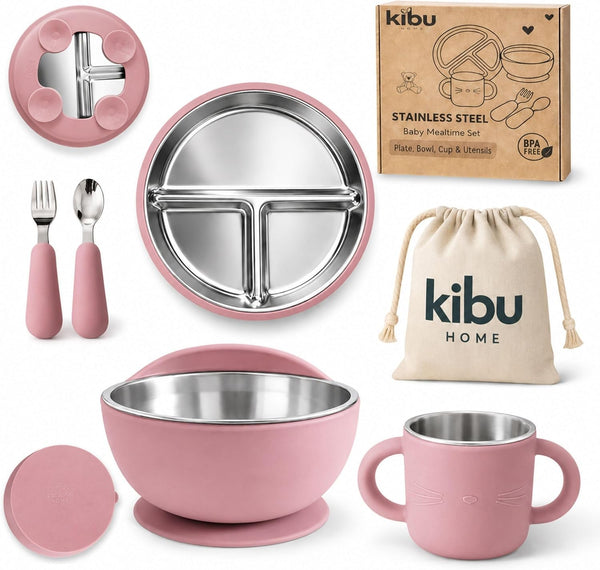Stainless Steel Baby Feeding Set