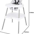 4-In-1 Eat & Grow Convertible High Chair,Polyester