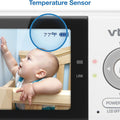 VM819-2 Baby Monitor, 2.8” Screen, 2 Cameras, 1000Ft Range, Night Vision, 2-Way Audio, Temperature Sensor, Lullabies, Secured Transmission No Wifi