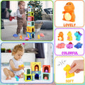 Toddlers and Babies Dinosaur Sorting and Stacking Toys Blocks for 1-3 Kids