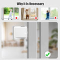 2 Pack Sliding Door Lock - Child Locks for Doors - Sliding Window Safety Lock - Sliding Door Child Lock for Sliding Windows,Sliding Door,Patio Door,Glass Door - No Drilling Tools Needed