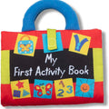 K’S Kids My First Activity Book, Soft Cloth Baby Book with Infant Toys—Puppets, Crinkles, Buttons, Buckles & Clock, Machine Washable Montessori Baby Toys for Kids 0–24 Months