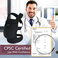 Baby Carrier, Ergonomic Lightweight Infant Carrier, Black