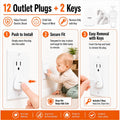 Baby Proofing Kit 60 Packs- Child Proof Essentials Set with Invisible Cabinet Locks, Corner Guards and Outlet Covers, Gurniture Anchors Baby Safety Products - Complete All-In-One Super Value Child Proof Kit