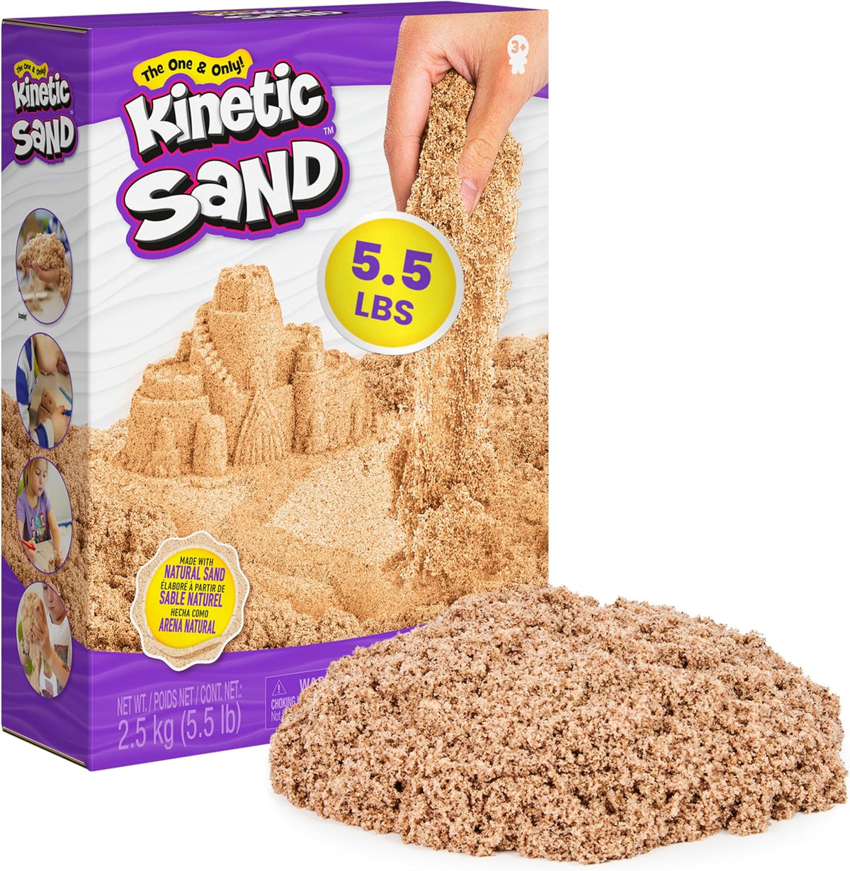 5.5Lb Brown Sand Amazon Exclusive, Sensory Toys, Ages 3+