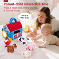 Surprise Barn with Stuffed Farm Animals for Baby Toys 6-12 Months
