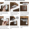 Safety Cabinet Locks, Baby Proofing Cabinet Latch Locks with Strong Adhesive, Universal for Most Cabinets and Drawers, Easy to Install (12-Pack)