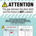 Easy Step 38.5-Inch (97.75Cm) Extra Wide Baby Gate, Award Winning Brand, Includes 6-Inch (15.25Cm) Extension Kit, 4 Pack Pressure Mount Kit and 4 Pack Wall Mount Kit