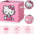 Hello Kitty Set of 2 Durable Storage Cubes with Handles, 10"X10"X10" Cubes