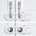 Baby Proofing Cabinets,Cabinet Locks for Babies,Pack of 2,White
