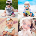 2Pcs Flower Baby Girl Polarized Sunglasses with Strap