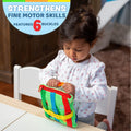 - Buster Square - Learning Activity Toy - Develop Fine Motor Skills and Problem Solving - Easy Travel Toy - Educational Classroom Must Have
