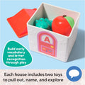 Official Learning Stacking House with 6 Surprises to Discover, Educational Toys & Toddler Toys for Girls & Boys Ages 18 Months to 3+ Years