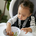 Smartclean Trio Elite 3-In-1 Convertible Baby High Chair, Toddler Chair, and Dining Booster Seat-Slate
