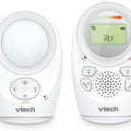 DM1211 Enhanced Range Digital Audio Baby Monitor with Night Light, 1 Parent Unit, Silver & White