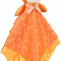 Fox Lovey for Baby Orange Soft Security Blanket Unisex Lovie Gift for Newborn Toddler 16 Inch