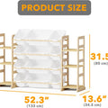 Toy Organizer with 6 Shelves and 12 Compartments, White