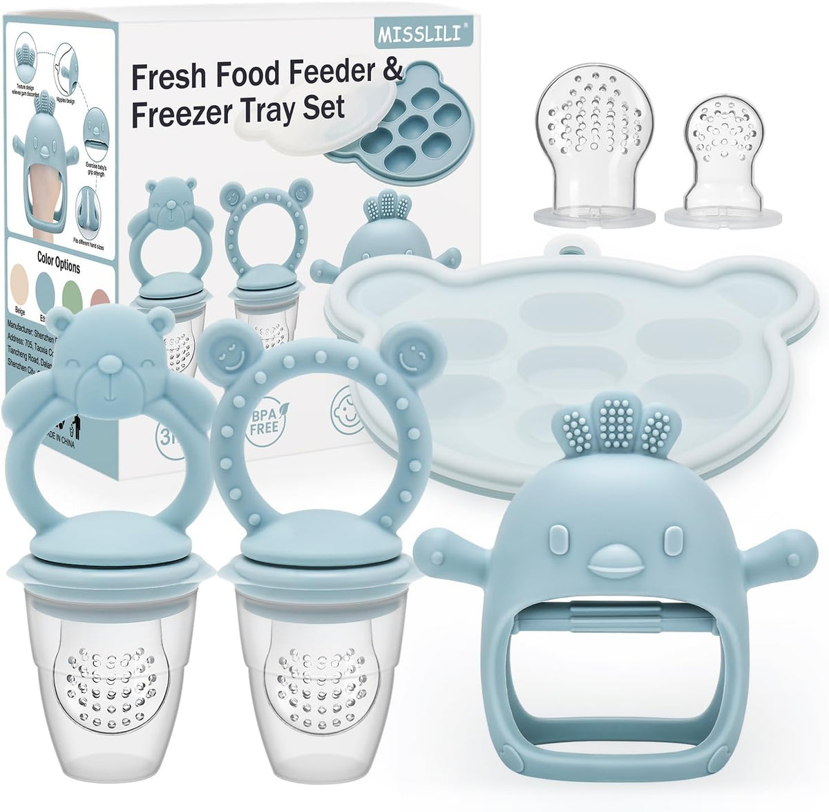 Teething Toy with Fruit Food Feeder