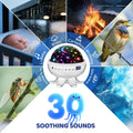 White Noise Machine Baby with 30 Soothing Sounds,Night Light Star Projector