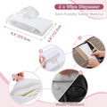 Mini Diaper Clutch Bag with 2 Pcs Reusable Wipes Dispensers, Black