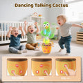 Dancing Talking Cactus Toy for Boys & Girls 18 Months+, Repeating & Singing Mimicking Cactus with English Songs & Adjustable Volume, Great Stocking Stuffer Gift for Kids 2 Years Old