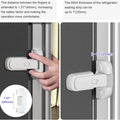 1 Pack Updated Child Proof Refrigerator/Fridge/Freezer Door Lock Apply to Max 1"(25Mm) Sealing Strip for Toddlers and Kids, No Tools Need or Drill (White)
