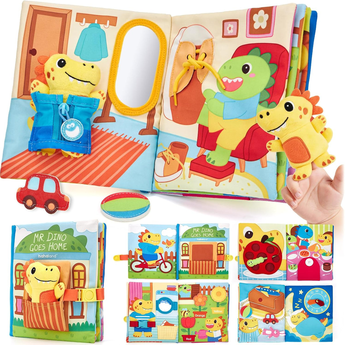 Dinosaur Busy Book for Toddlers 1-3