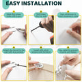 6-Pack anti Tip Furniture Anchor, Wall Strap for Baby Proofing