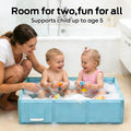 Foldable Baby Bathtub for Newborns and Toddlers, Portable Bath Tub